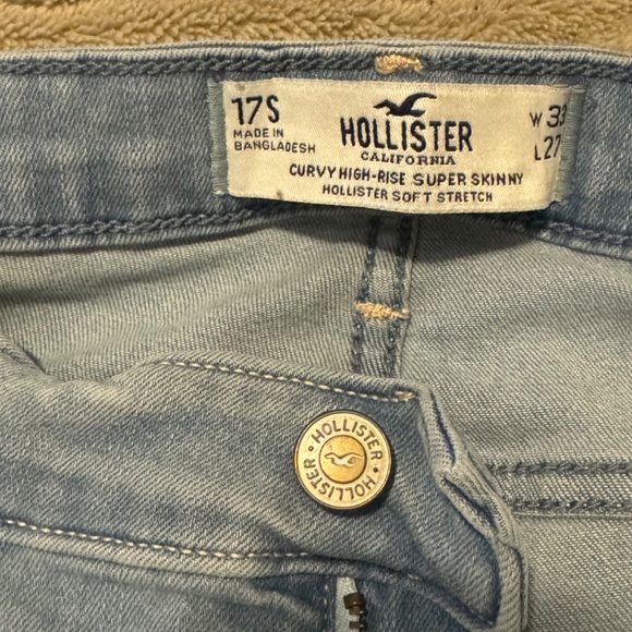 Hollister | Women's Curvy Hi-Rise Super Skinny Jeans | Size 17 - Picture 8 of 8
